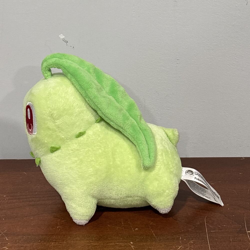 Pokemon Center Chikorita Plush Soft Stuffed Toy 2017 - Picture 2 of 8